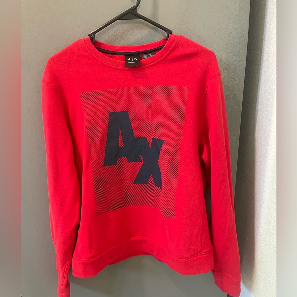 Armani Exchange Men’s Red Sweater - size medium
